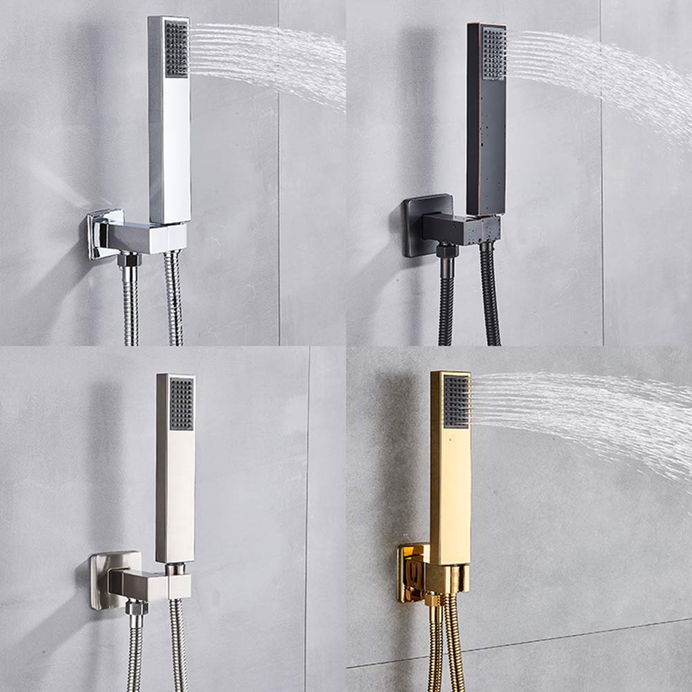 【SISANDI】 MIES BRAZILIAN rain shower Zestaw Prysznicowy Z Mieszaczem Rain Single Handle Rain
